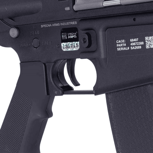 Rifle de Airsoft AEG M4 Keymod SAF02 Black Serie Flesx Specna Arms - Image 5