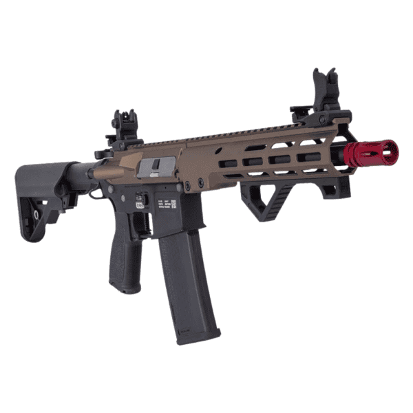 Rifle de Airsoft AEG M4 MLOK SAE23 Chaos Bronze Edge 2.0 Gatilho Eletrônico Gate Aster Specna Arms - Image 2