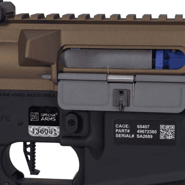 Rifle de Airsoft AEG M4 MLOK SAE23 Chaos Bronze Edge 2.0 Gatilho Eletrônico Gate Aster Specna Arms - Image 4