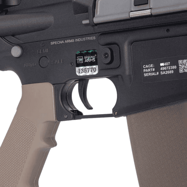 Rifle de Airsoft AEG M4 Keymod SA-F02 Half-Tan Serie FLEX - Specna Arms - Image 5