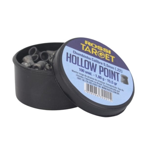 Chumbinho Rossi TARGET HOLLOW POINT 5.5MM 100 Un - Image 2