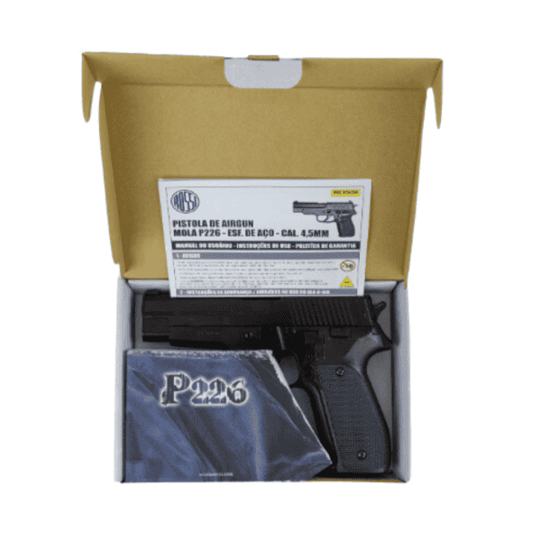 Pistola de Pressão Spring P226 4.5mm com Slide em Metal KWC - Image 4