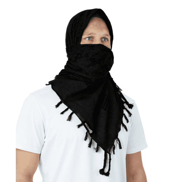 Shemagh MIRAGE DIGITAL All Black - INVICTUS - Image 2