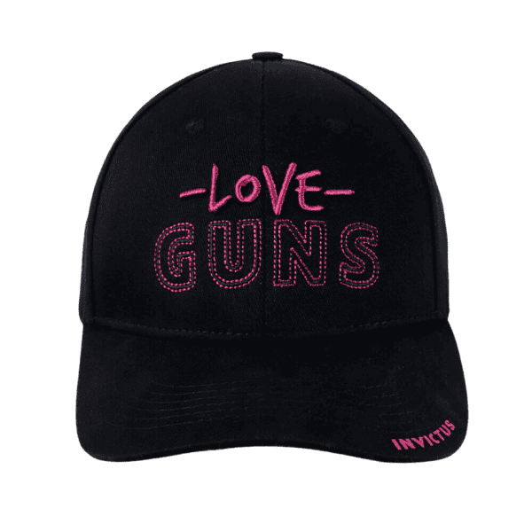 Boné LOVE GUNS Preto - INVICTUS