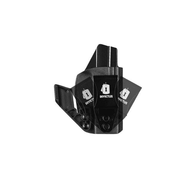 Coldre Velado Destro Kydex IWB 2.0 Para Taurus Série G2C Preto Invictus - Image 3