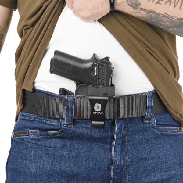 Coldre Velado Destro Kydex IWB 2.0 Para Taurus Série 900 Preto Invictus - Image 6
