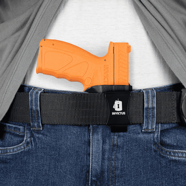 Coldre Velado Destro Kydex IWB 2.0 Para Taurus Série 100 Preto Invictus - Image 8