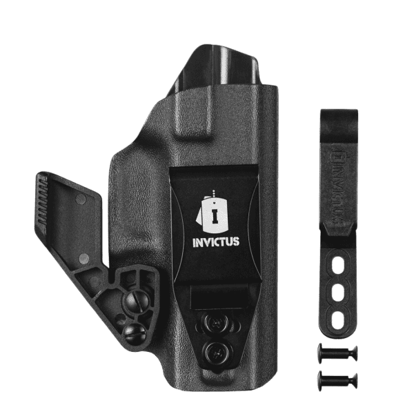 Coldre Velado Destro Kydex IWB 2.0 Para Glock Compact Preto Invictus - Image 3