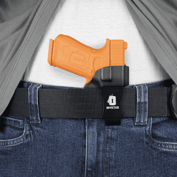 Coldre Velado Destro Kydex IWB 2.0 Para Glock Compact Preto Invictus - Image 5