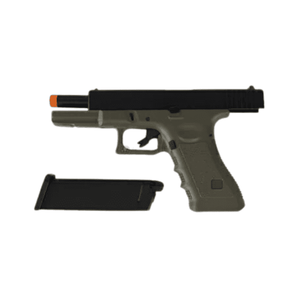Pistola de Airsoft à Gás GBB Green Gás 6mm Glock R17 OD com Blowback Army Armament - Image 2
