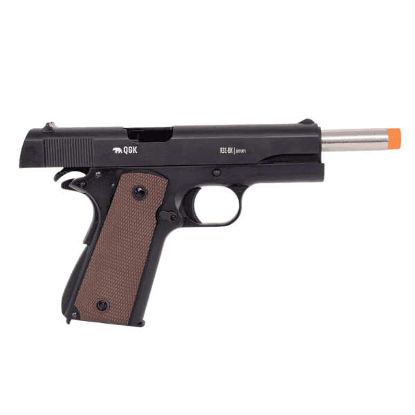 Pistola de Airsoft à Gás GBB Green Gás 6mm M1911 A1 Black Full Metal com Blowback Army Armament - Image 4