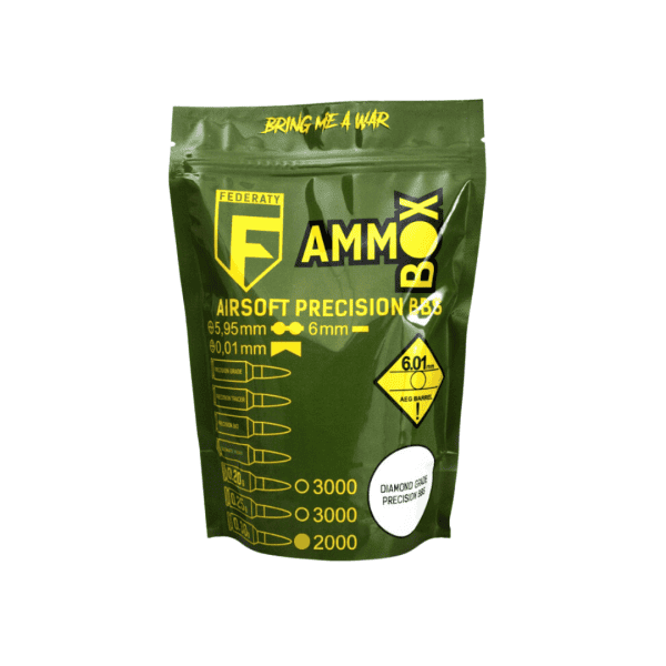 Munição BBS Airsoft 0.30G Federaty AMMO BOX 2.000un