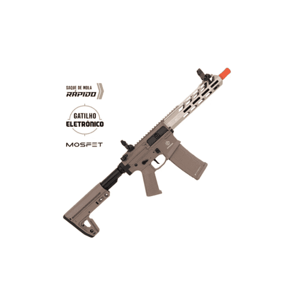 Rifle De Airsoft M4 Avenger 3 AEGR TAN Gatilho Eletrônico Poseidon - Image 3