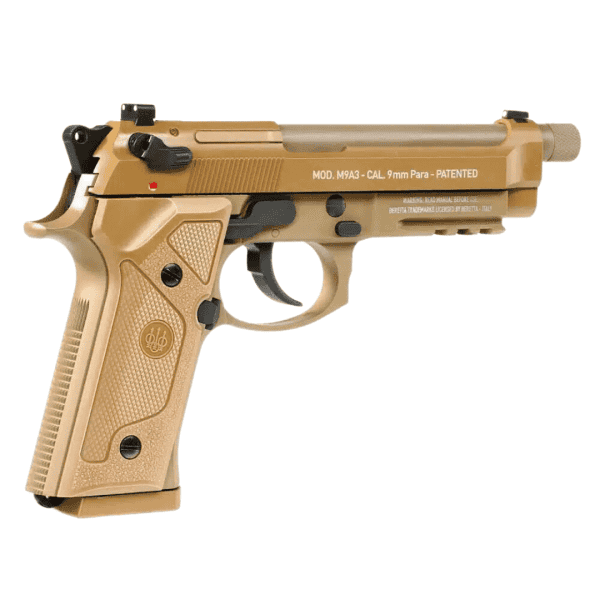 Pistola de Pressão CO2 4.5mm Beretta M9A3 TAN 16 Tiros Umarex - Image 3