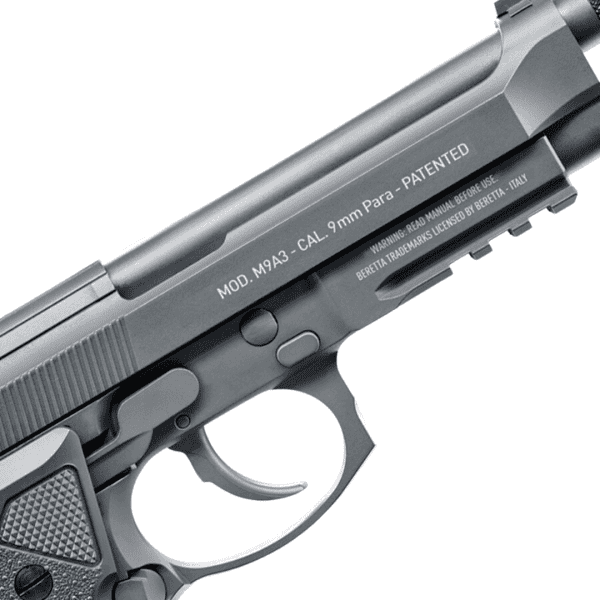 Pistola de Pressão CO2 4.5mm Beretta M9A3 BLK Esfera de Aço 18 Tiros Umarex - Image 3