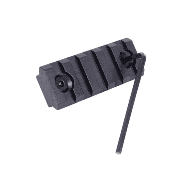 Trilho Metal 5cm 5 Slots Preto p/ Keymod - Image 2