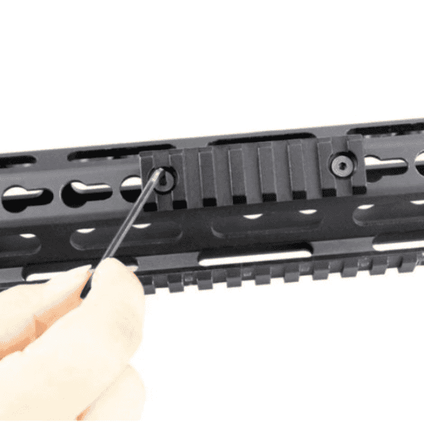 Trilho Metal 5cm 5 Slots Preto p/ Keymod - Image 3