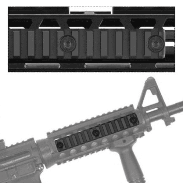 Trilho Metal 13,5cm 13 Slots Preto p/ MLock - Image 2