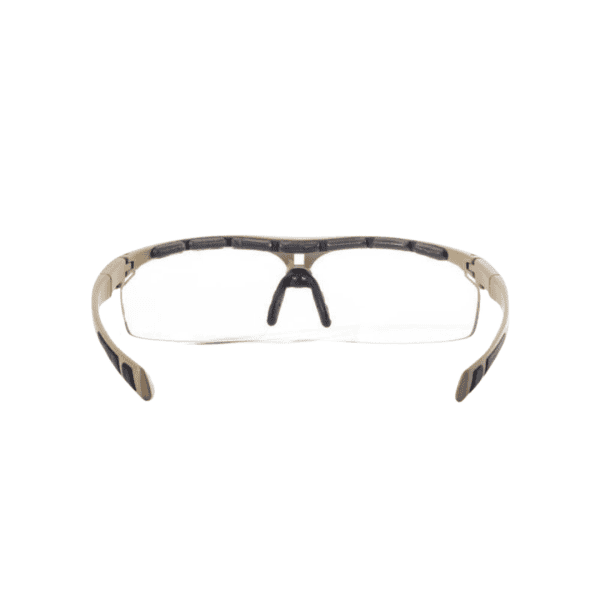 Óculos Tático Alpha Armação Tan Lente Transparente Evo Tactical - Image 4