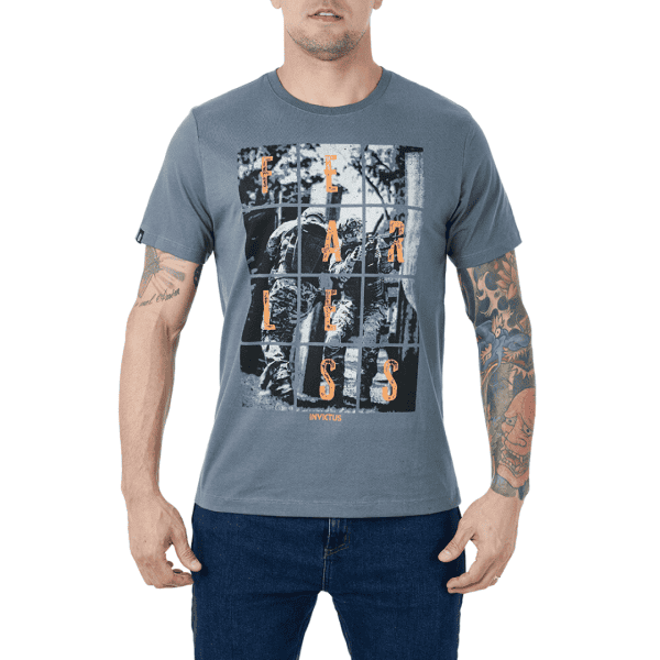 Camiseta CONCEPT FEARLESS Cinza - INVICTUS - Image 3