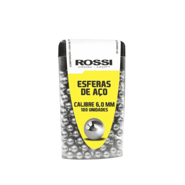 Esfera de Aço Premium Rossi 6mm 100un