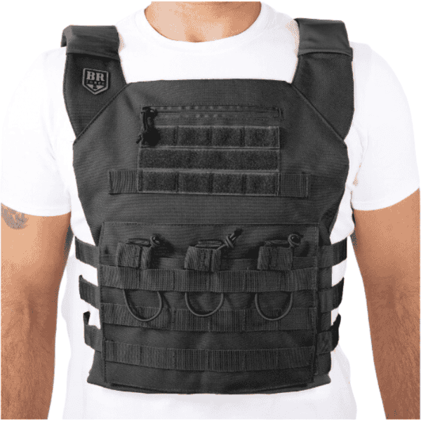 Plate Carrier BrForce Couraça Preto - Image 2