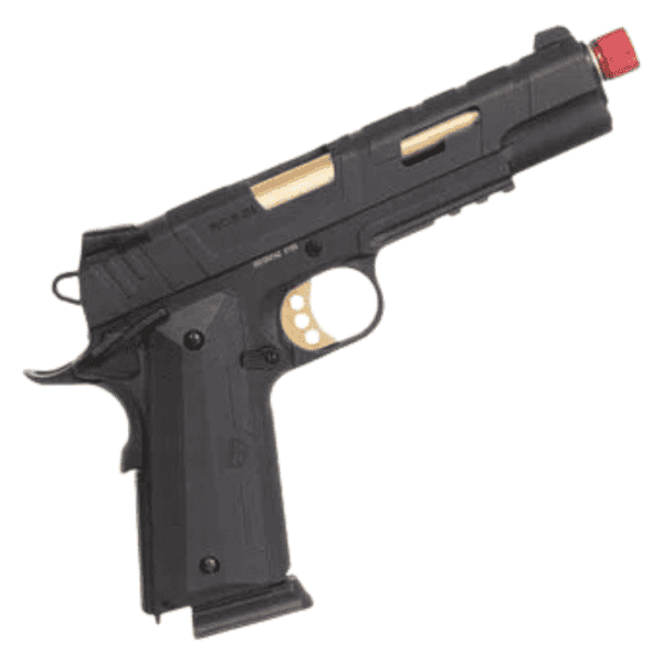 Pistola de Airsoft GBB 6mm 1911 Red Wings Gold Rossi