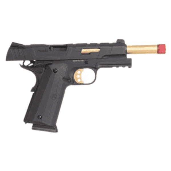 Pistola de Airsoft GBB 6mm 1911 Red Wings Gold Rossi - Image 4