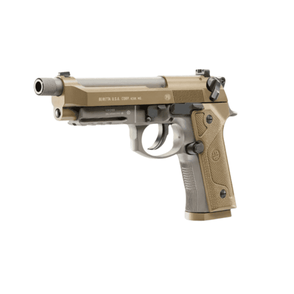 COMBO Pistola de Pressão Umarex Beretta M9A3 Tan + 3x Cilindro CO2 12g Leão + Esfera de Aço 4,5mm + Case Rígido Eagle - Image 2