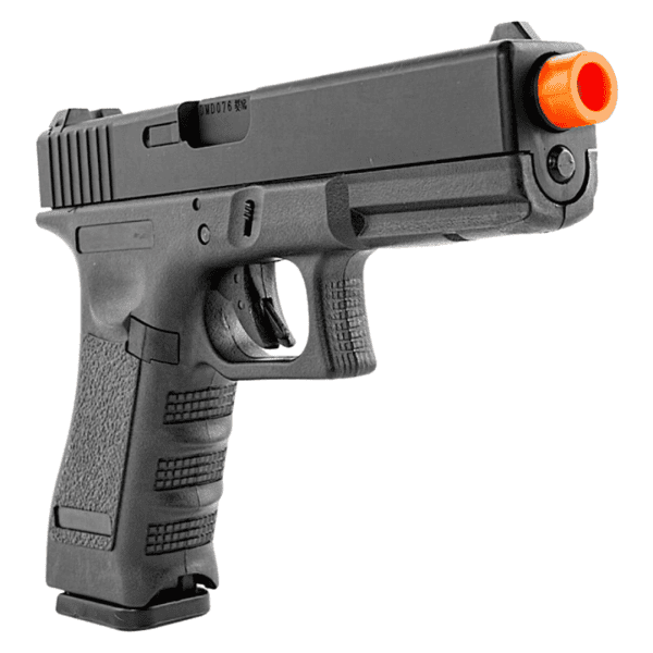 Pistola de Airsoft a Gás GBB Green Gás 6mm Glock R17 Black com Blowback Army Armament - Image 2