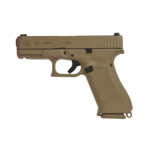 Pistola Glock G19X Coyote 9mm 17 Tiros - Image 2