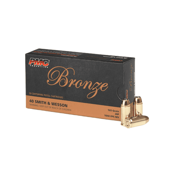Munição PMC Calibre 40 S&W 180gr FMJ-FP 50un