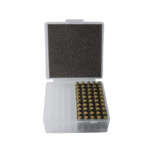 Caixa de Munição Shotgun para 100 Cartuchos Calibre 38 357 Branca - Image 2