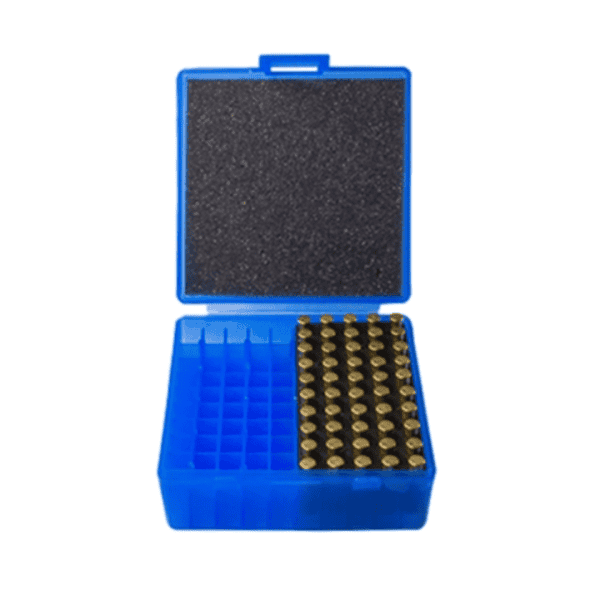 Caixa de Munição Shotgun para 100 Cartuchos Calibre 38 e 357 Azul - Image 3