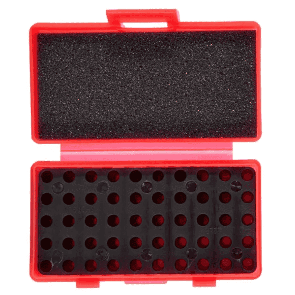 Caixa de Munição Shotgun para 50 Cartuchos Calibre 38 357 22LR Vermelha - Image 2