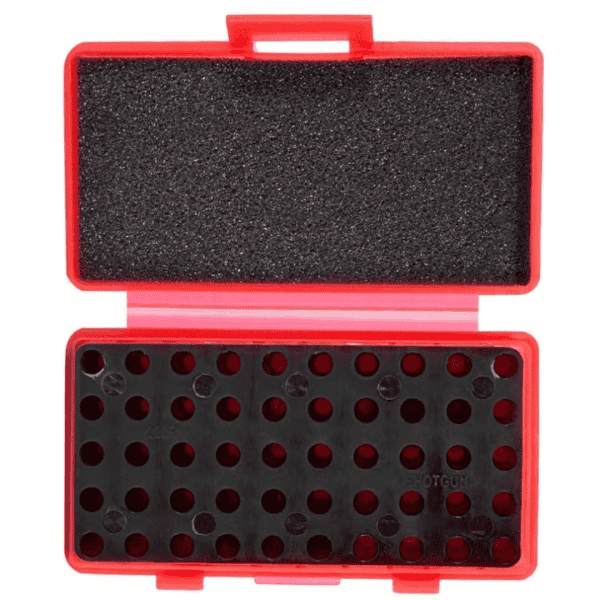 Caixa de Munição Shotgun para 50 Cartuchos Calibre 380 9mm 22LR Vermelha - Image 4