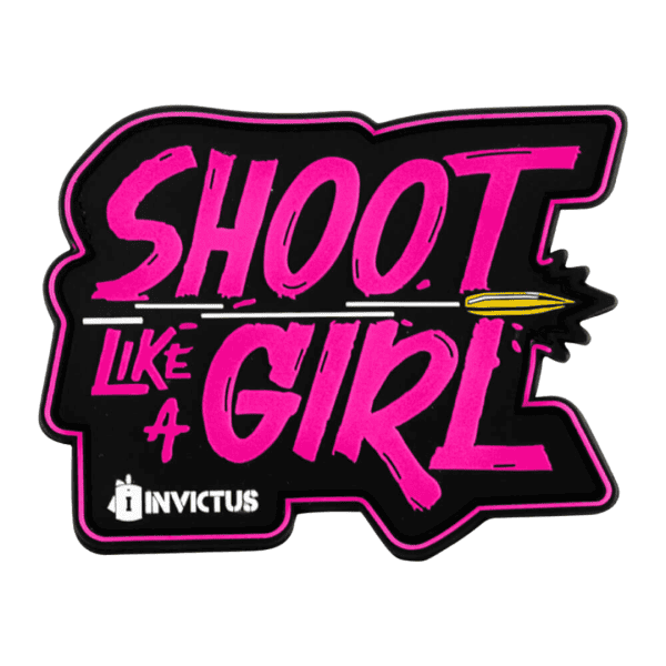 Patch SHOOT LIKE A GIRL - INVICTUS