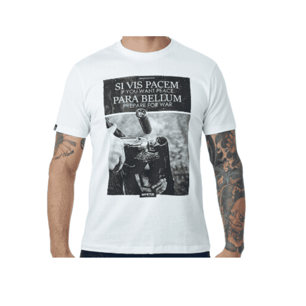 Camiseta CONCEPT SI VIS PACEM Branca - INVICTUS - Image 2