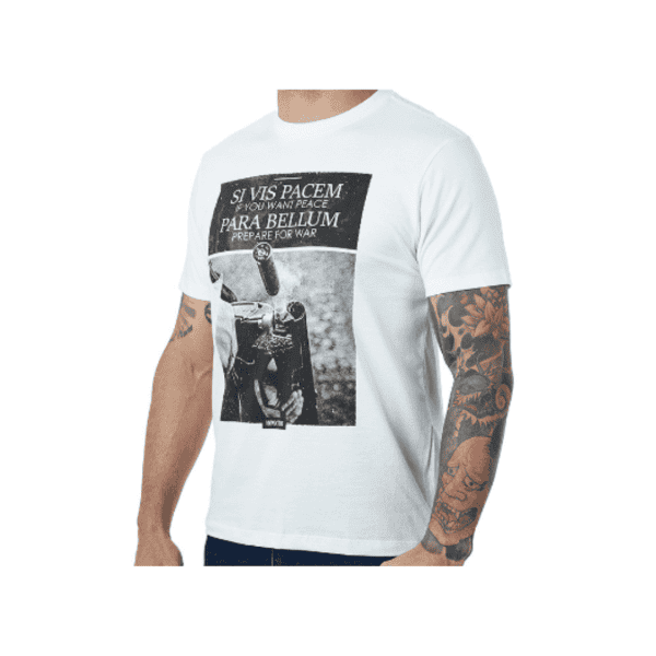 Camiseta CONCEPT SI VIS PACEM Branca - INVICTUS - Image 5