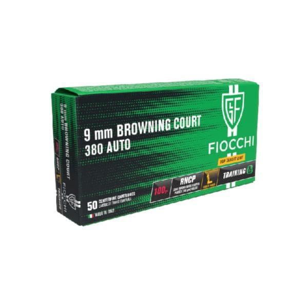 Munição Fiocchi .380 Auto LL RNCP 50un