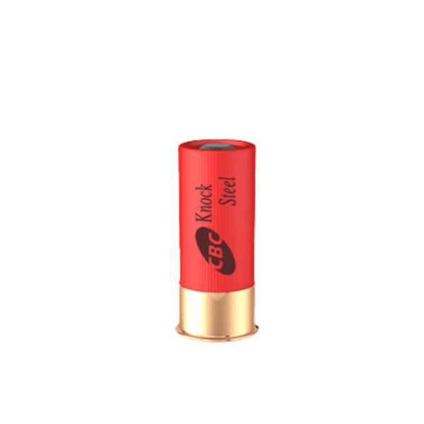 Cartucho CBC Cal. 12 Knock Steel Balote + Aço 25un