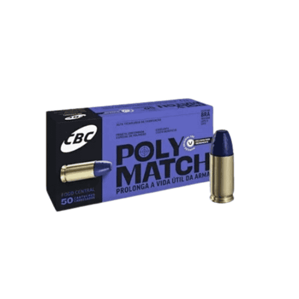 Munição CBC 9mm Luger Polymatch 124gr 50un - Image 2