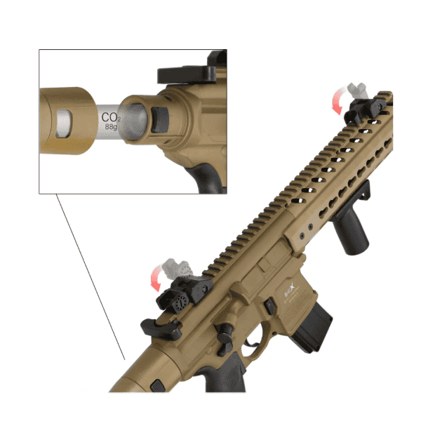 Carabina de Pressão Sig Sauer CO2 MCX 4,5mm FDE - Image 3