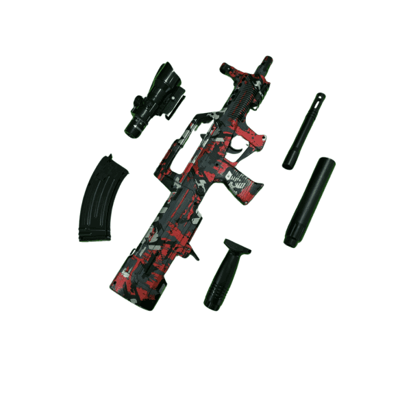 Lançador de Bolinhas de GEL Orbeez BULLPUP - Vermelho - Image 4
