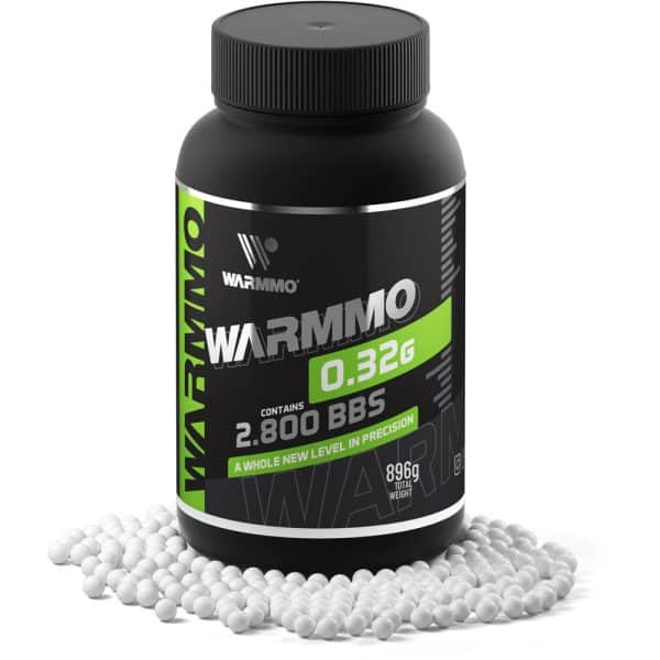 Munição BBs Airsoft Warmmo 6mm 0.32g 2.800un