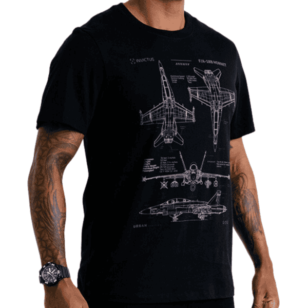 Camiseta Invictus Concept HORNET Preto - INVICTUS - Image 2