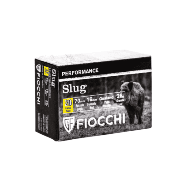 Munição Fiocchi 20 GA 70/19 Slug Performance 10un - Image 2