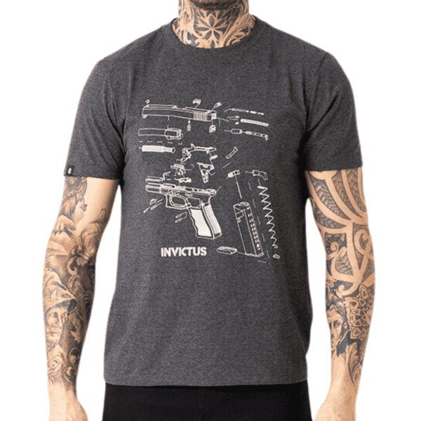 Camiseta Invictus Concept INSIDER Grafite - INVICTUS