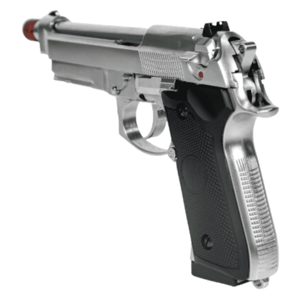 Pistola de Airsoft Rossi M92 Silver GBB 6mm - Image 5