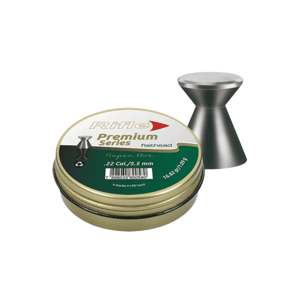 Chumbinho Rifle Flat Head 5,5mm 1,09gr 125un